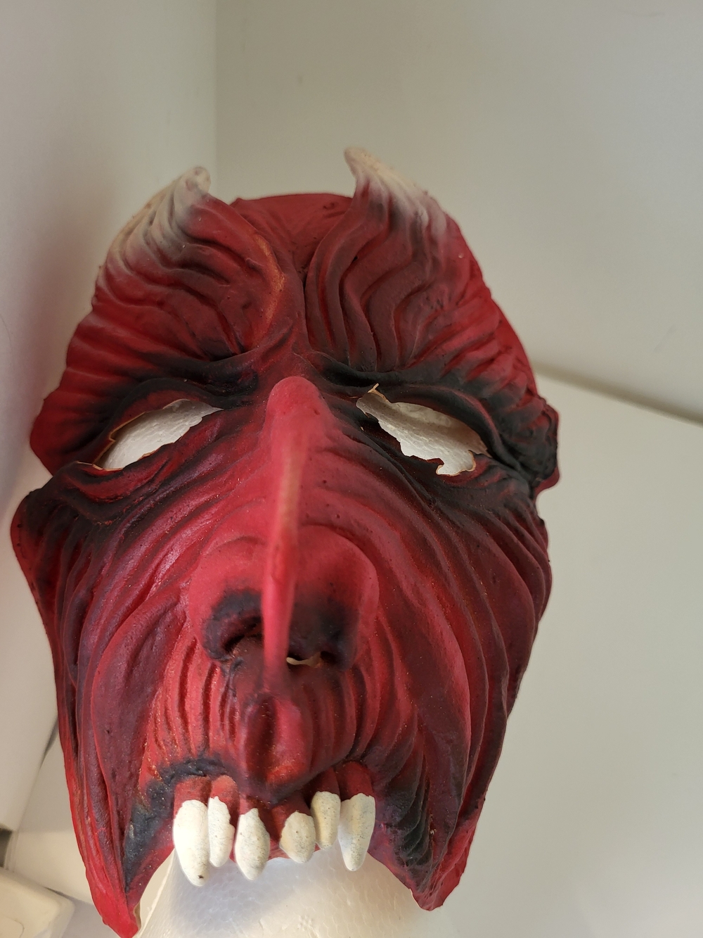 1970s Topstone Latex Red Devil #3C Mask Danbury,CT